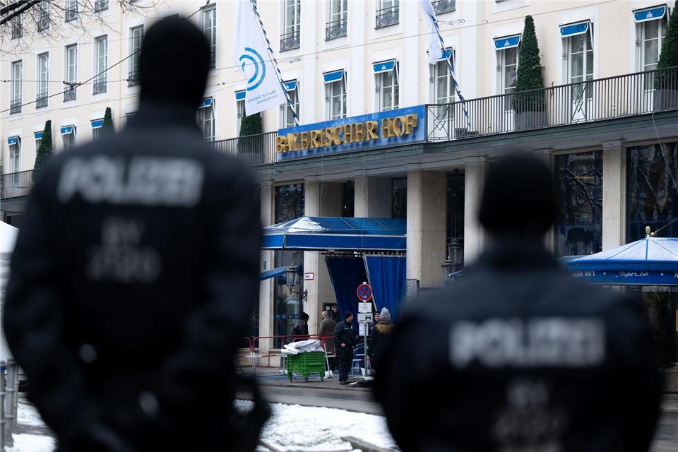 Für die Polizei bedeutet die Sicherheitskonferenz immer einen Großeinsatz. (Archivbild)Sven Hoppe/dpa