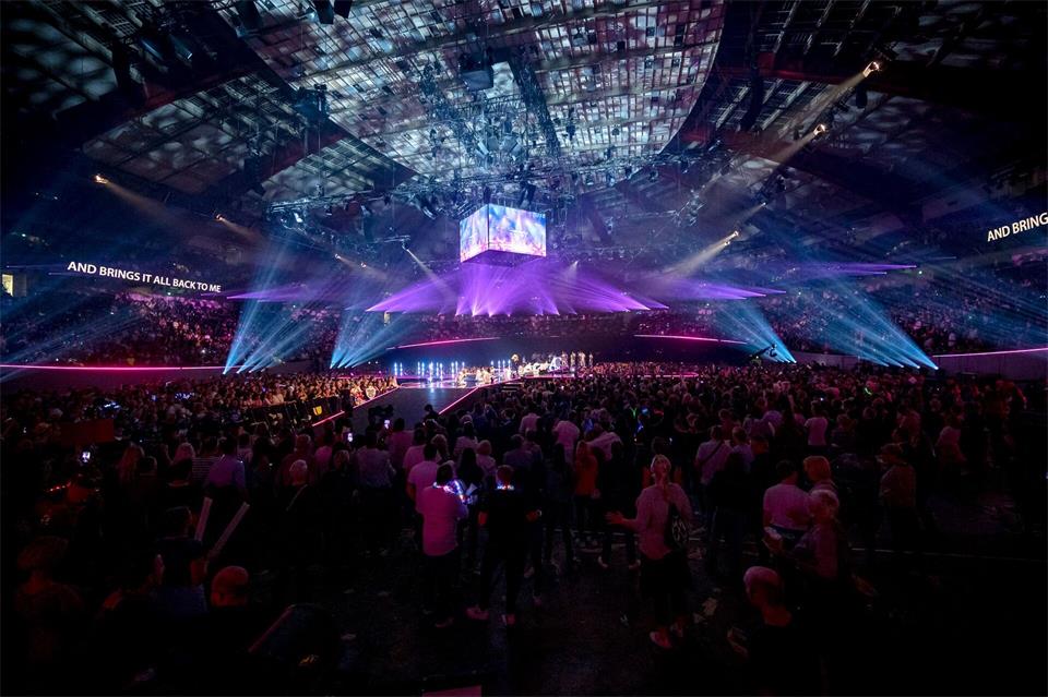 Für die Show wurde immer wieder neue Technik verwendet. (Archivbild)Malte Krudewig/dpa