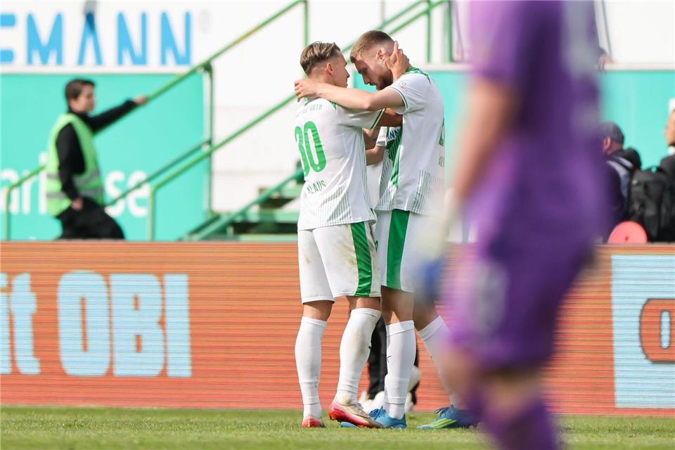 Für die Spieler von Greuther Fürth geht es in die Relegation.Daniel Löb/dpa