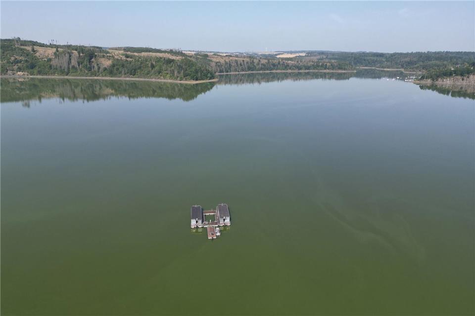 Für die Uferbereiche rund um Saaldorf gibt es nun eine Badewarnung. (Archivbild)Bodo Schackow/dpa