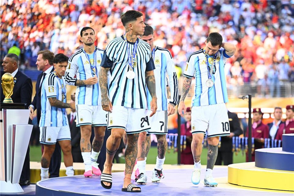 Für die argentinischen WM-Rückkehrer soll es einen Nationalfeiertag geben.Tom Weller/dpa