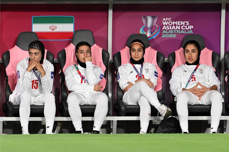 Für die iranischen Spielerinnen war der Asien Cup in Australien nach dem Ausbruch des Krieges schwierig. (Archivbild)Dave Hunt/AAP/dpa