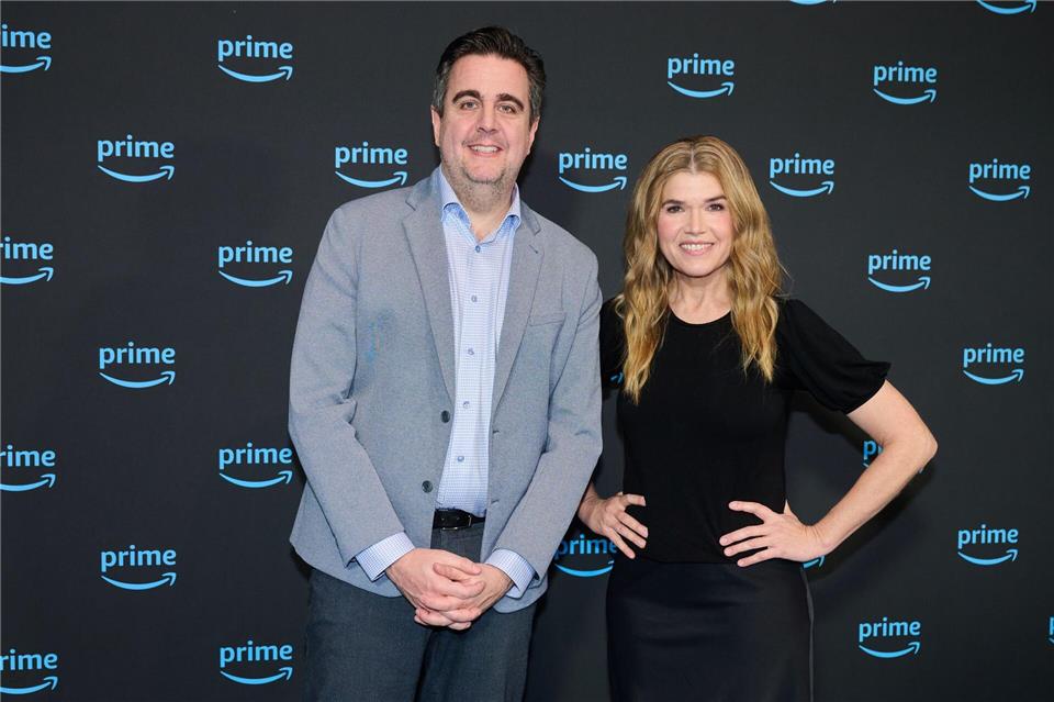 Für ihre Zuschauer zum Verlieben komisch: Bastian Pastewka und Anke Engelke. (Archivbild)Annette Riedl/dpa