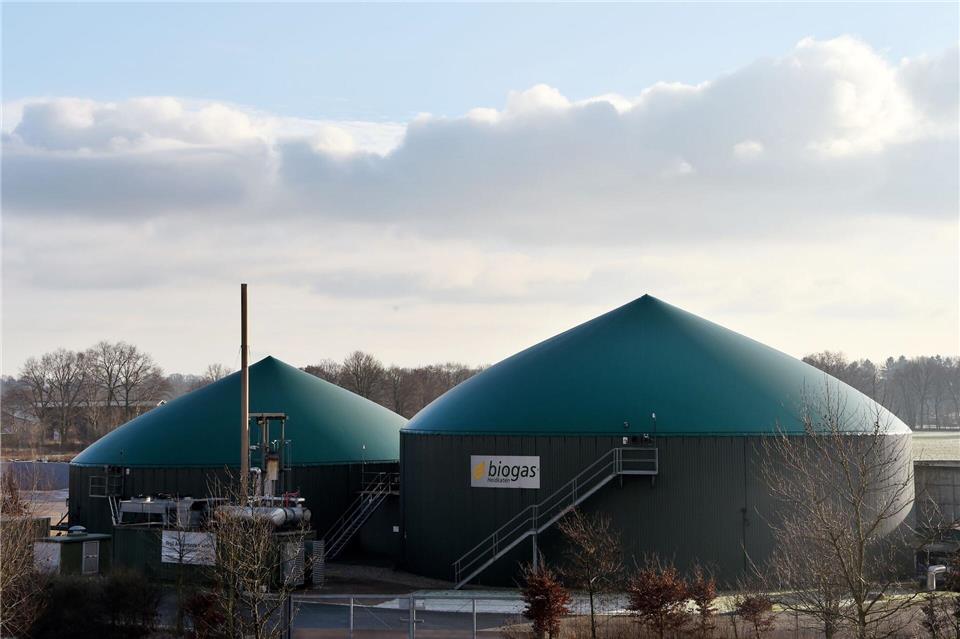 Für viele Biogasanlagen läuft die Förderungen in den kommenden fünf Jahren aus. (Symbolbild) Carsten Rehder/dpa