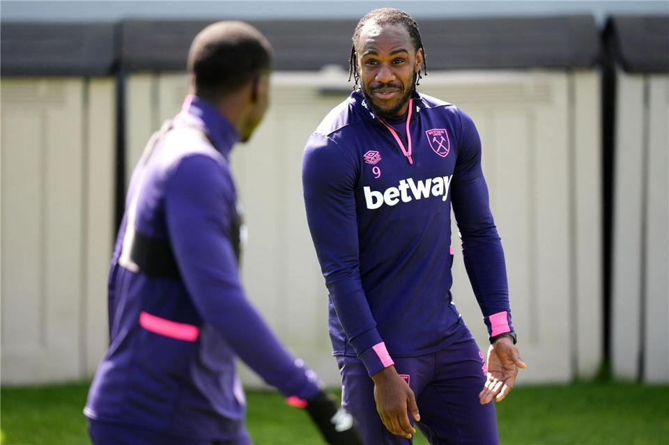 Fußballprofi Michail Antonio von West Ham United ist nach seinem Autounfall nicht mehr im Krankenhaus.John Walton/PA Wire/dpa