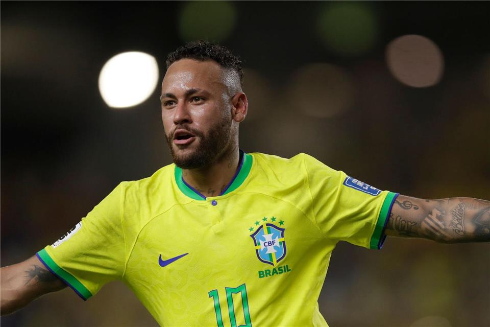 Fußballprofi Neymar wird zum vierten Mal Papa.Bruna Prado/AP