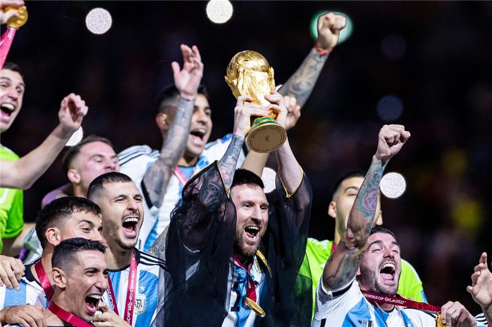 Fußballweltmeister Argentinien hat seinen vorläufigen WM-Kader bekanntgegeben. (Archivbild)Tom Weller/dpa