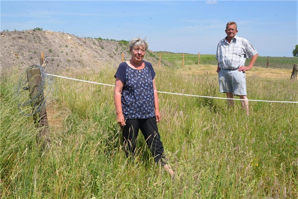 Gabriele und Hermann Holloh haben sich mit dem Bauvorhaben arrangiert.