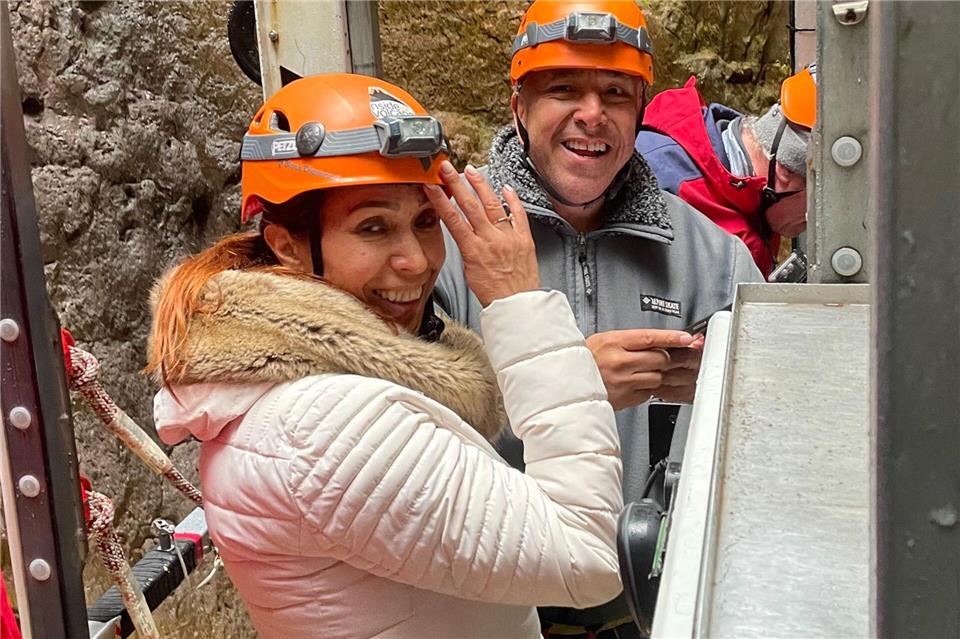 Gäste aus Mexiko: Sonia Montroy und Aldo Alvarez auf Hochzeitsreise.Manuel Meyer/dpa-tmn