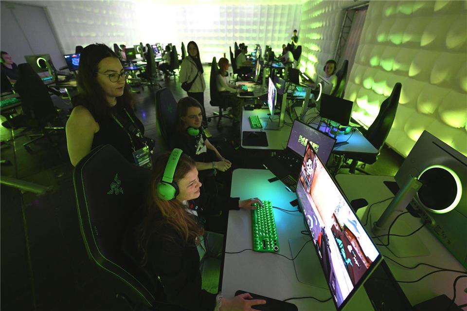 Gaming-Festival lockt Tausende nach Leipzig.Hendrik Schmidt/dpa