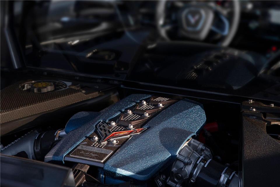 Garant für massiven Vortrieb: Der V8-Turbo leistet 1.064 PS.Chevrolet/dpa-tmn