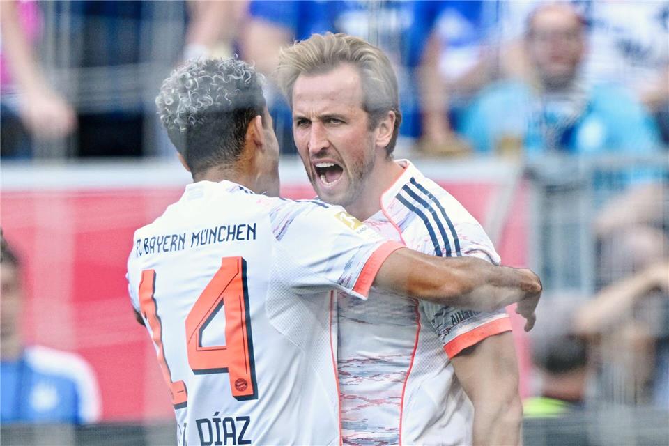 Garanten für Bayern-Tore: Luis Diaz und Harry Kane.Uwe Anspach/dpa
