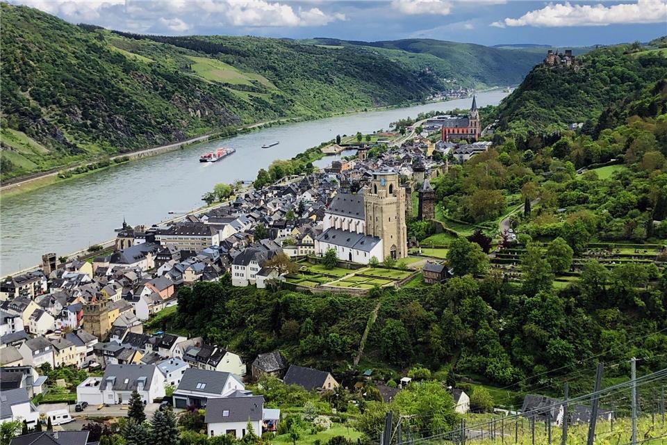 Gartenreich: In Oberwesel können gleich fünf grüne Oasen besucht werden.Bernd F. Meier/dpa-tmn