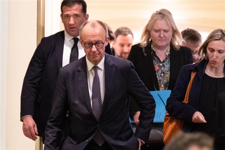 Gastspiel in der Finanzbranche: Merz zu Besuch in FrankfurtBoris Roessler/dpa