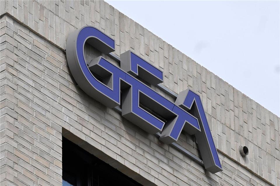 Gea-Logo am Düsseldorfer Unternehmenssitz (Archivbild)Roberto Pfeil/dpa
