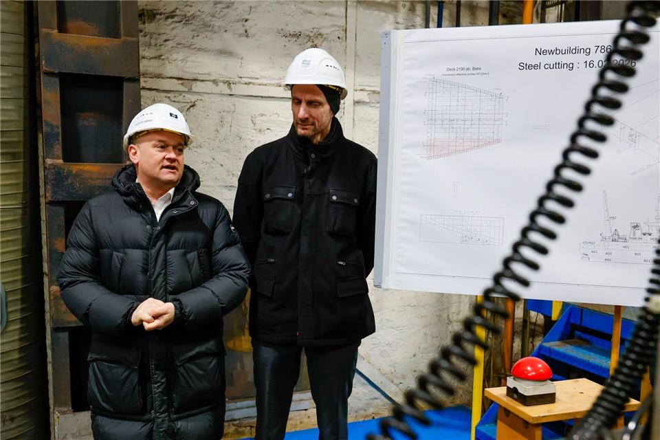 Gebaut wird die seegängige Plattform im Auftrag des DLR.Frank Molter/dpa