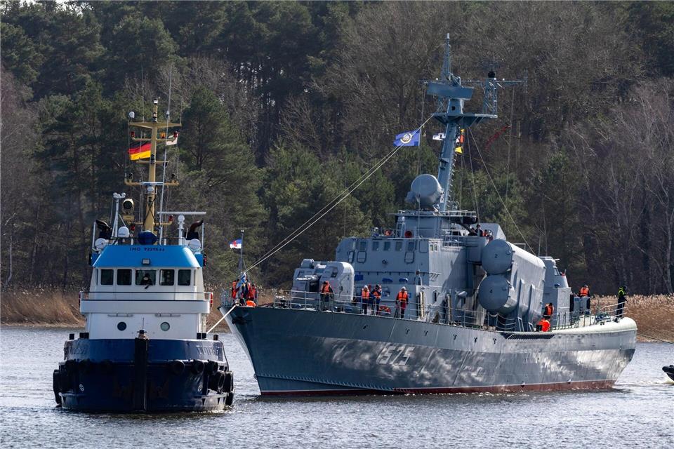 Gebaut wurde die „Hans Beimler“ in den 1980er Jahren zur Bekämpfung feindlicher Schiffe.Stefan Sauer/dpa