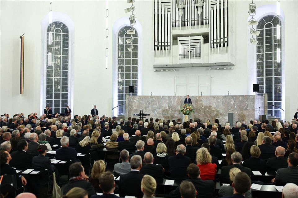 Gedenkfeier für Friedrich von Metzler in der Frankfurter PaulskircheHannes P. Albert/dpa