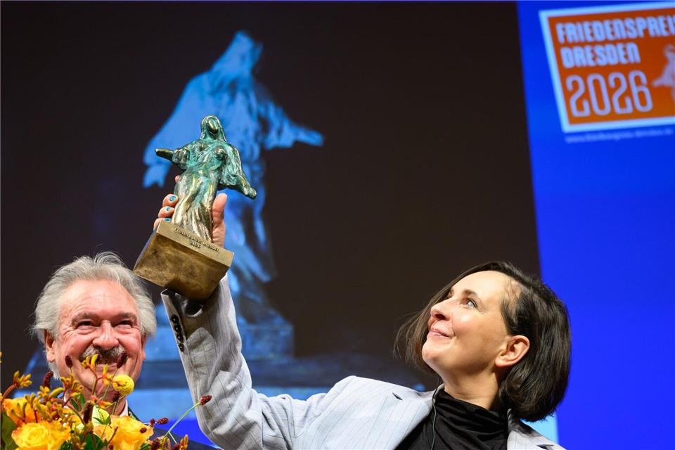 Geehrt wurde die polnische Autorin Klementyna Suchanow. Robert Michael/dpa