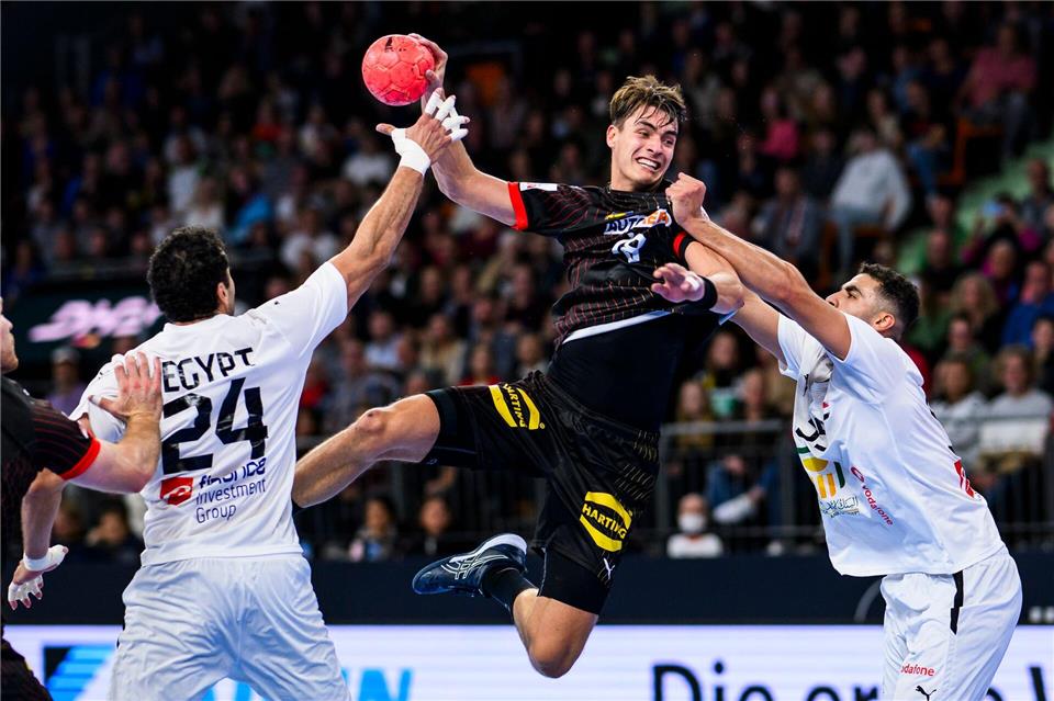 Gegen Ägypten erwartet die DHB-Auswahl eine schwere Aufgabe. (Archivbild)Tom Weller/dpa