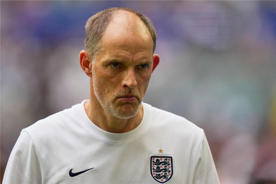 Gegen England-Trainer Thomas Tuchel gab es Buhrufe.Rebecca Blackwell/AP/dpa