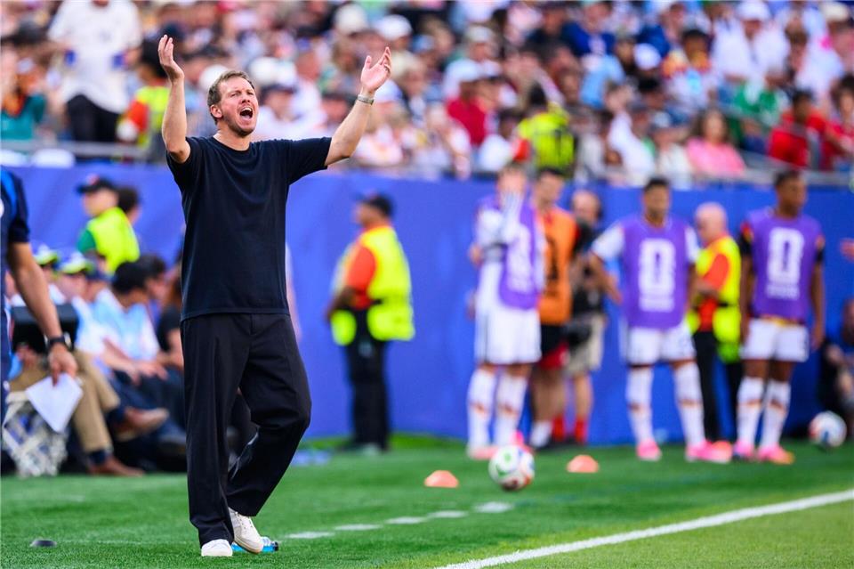 Gegen Paraguay konnte Nagelsmann das Spiel nicht in die entscheidende Richtung lenken,. Tom Weller/dpa