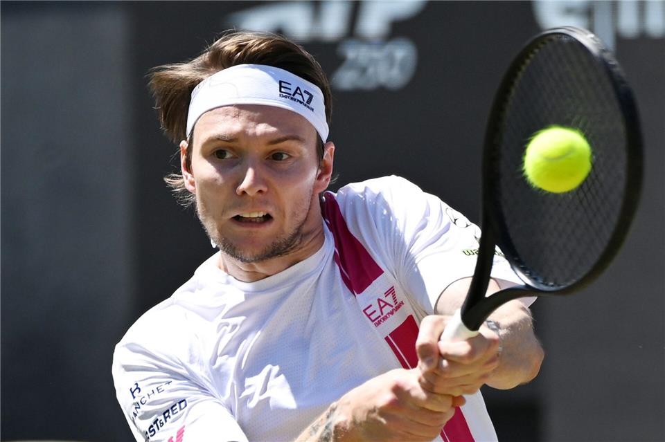 Gegen Taylor Fritz ausgeschieden: Alexander Bublik.Marijan Murat/dpa