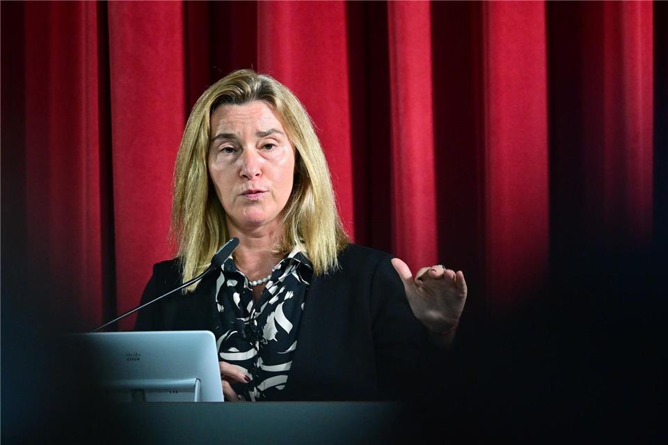 Gegen die frühere EU-Außenbeauftragte Federica Mogherini wird wegen Korruptionsverdachts ermittelt. (Archivbild)Sebastian Christoph Gollnow/dpa