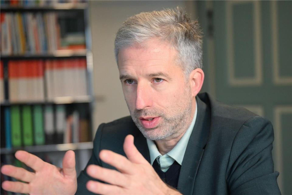 Gehört einer Umfrage zufolge zu den bekanntesten Politikern in Baden-Württemberg: Tübingens Oberbürgermeister Boris Palmer. (Archivbild)Bernd Weißbrod/dpa