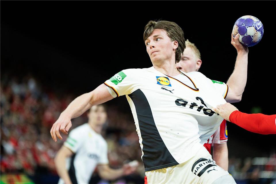 Gehörte zu den besten Spielern im DHB-Team: Nils Lichtlein.Claus Bech/Ritzau Scanpix Foto/AP/dpa