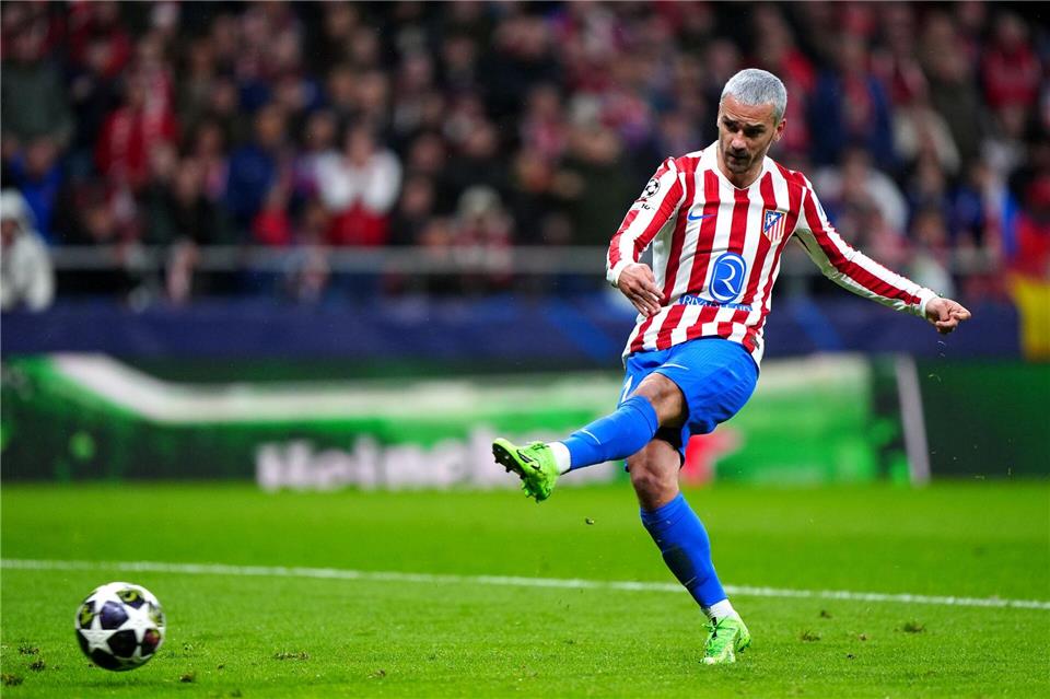 Geht bald in den USA auf Torejagd: Atléticos Antoine Griezmann. (Archivbild)Bradley Collyer/PA Wire/dpa