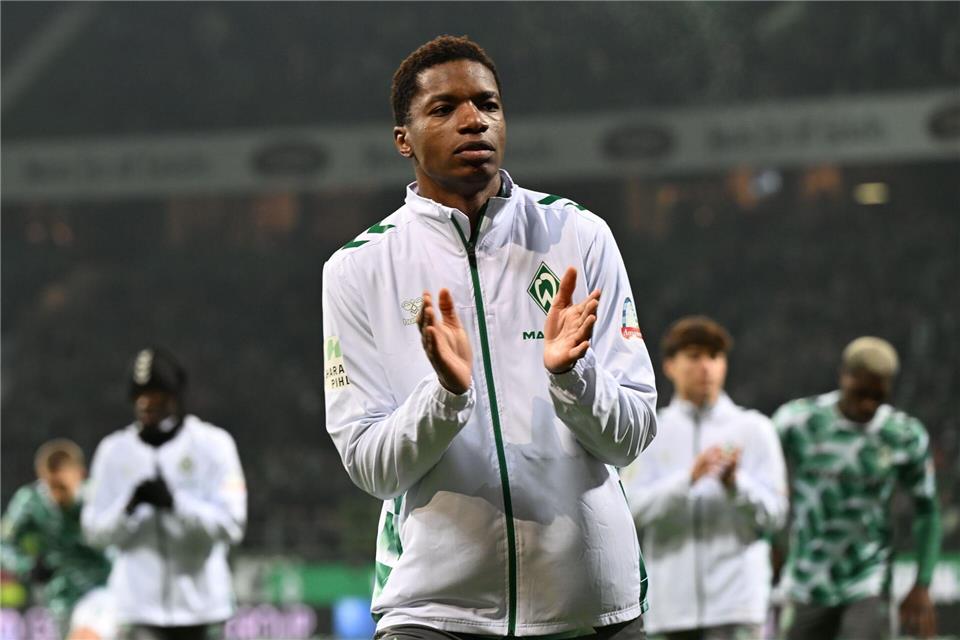 Geht vorerst in die französische 2. Liga: Werders Skelly Alvero (Archivbild). Carmen Jaspersen/dpa