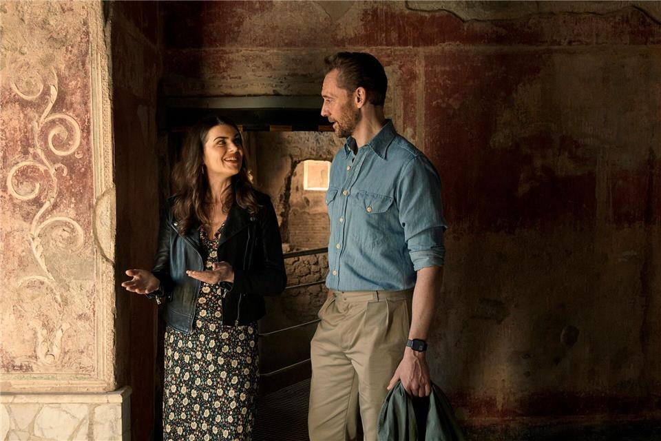 Gemeinsam mit Archäologen begibt sich Tom Hiddleston in Pompeji auf die Spur von Menschen, die den Ausbruch des Vesuvs möglicherweise überlebten.Paolo Verzone/National Geographic/Disney+/dpa