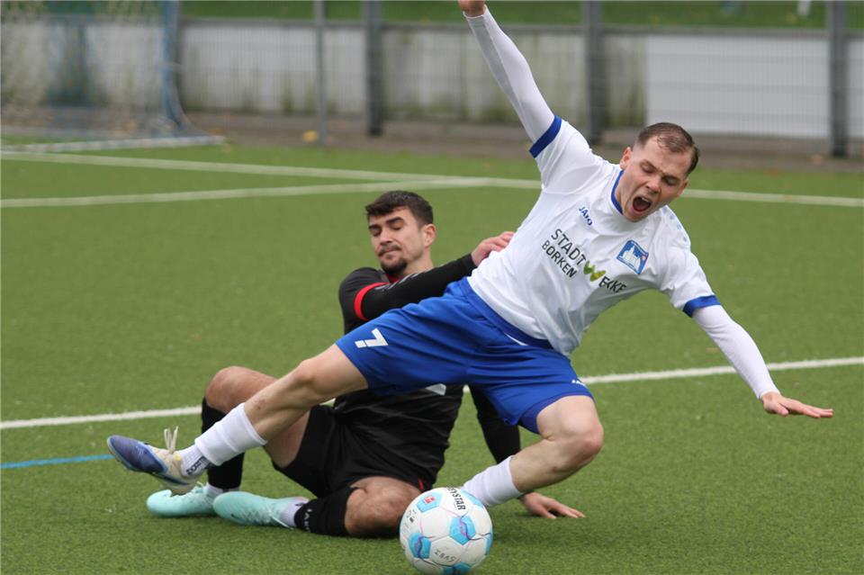 Gemens linker Flügelmann Fynn Borremans plagt eine Prellung am Schienbein. Seine Einsatzfähigkeit morgen gegen den Werner SC ist fraglich.
