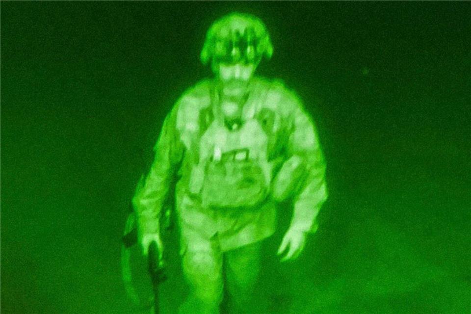 General Christopher Donahue verließ Afghanistan als letzter US-Soldat im August 2021. Uncredited/U.S. Central Command via AP/dpa