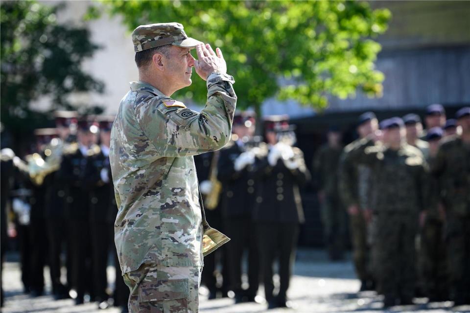 General Donahue gilt als einer der angesehensten Generäle des US-Heeres.Bernd von Jutrczenka/dpa