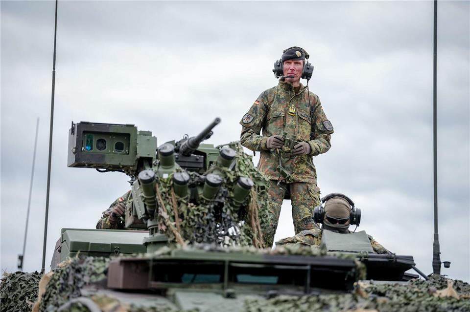 Generalleutnant Christian Freuding in LitauenKay Nietfeld/dpa