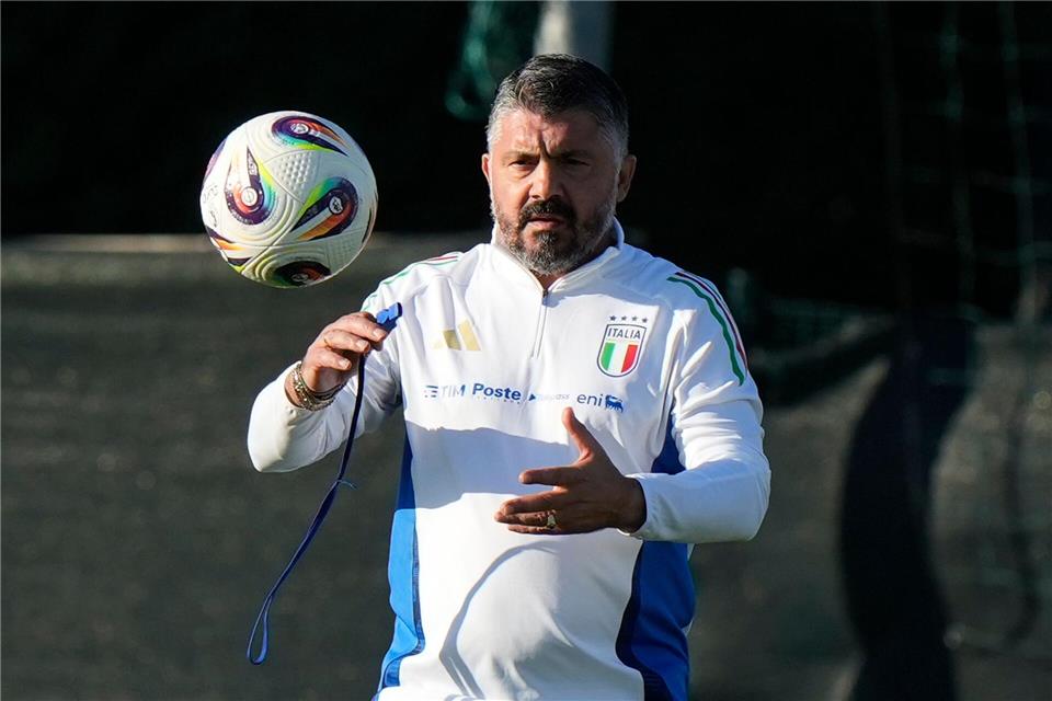 Gennaro Gattuso versuchte zuletzt, Zuversicht zu verbreiten. (Archivbild)Luca Bruno/AP/dpa