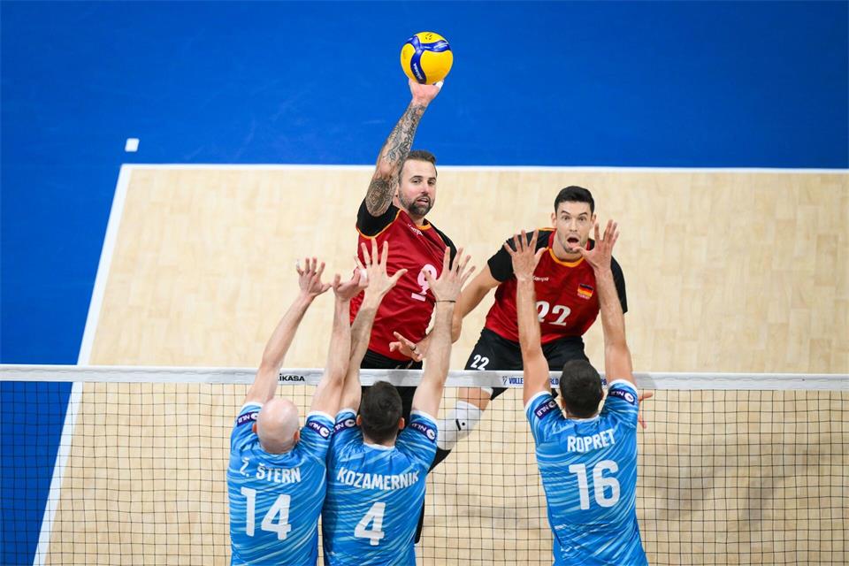 Georg Grozer junior bei der Volleyball-WM. (Archivbild)volleyballworld/dpa