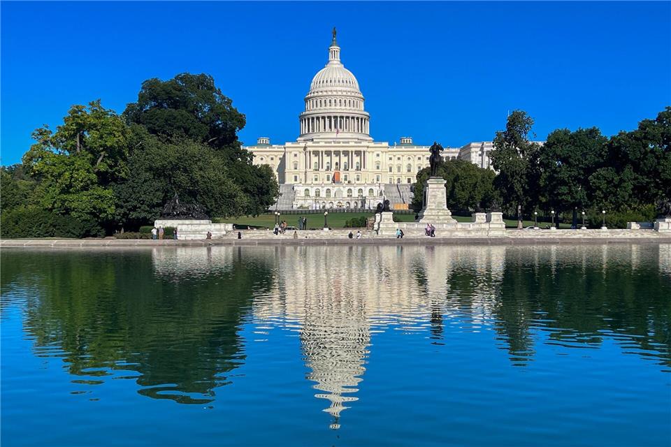George Washington soll den Grundstein gelegt haben: das Kapitol in Washington.Verena Wolff/dpa-tmn