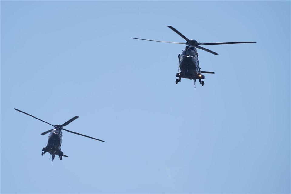 Geprobt wird an Land, in der Luft und auf See. (Symbolbild)Sören Stache/dpa