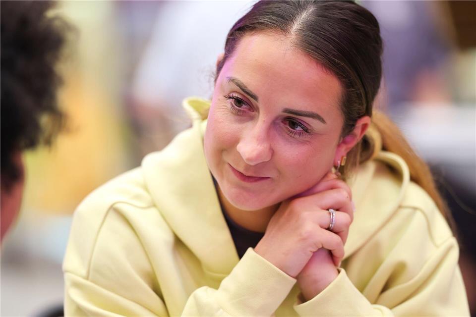 Gerade verheiratet und mit der größten Turniererfahrung: Sara DäbritzDaniel Löb/dpa