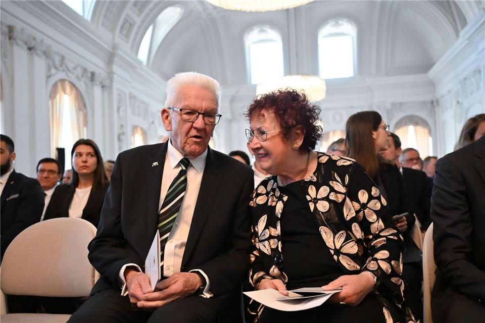 Gerlinde Kretschmann hatte sich 2021 mitten im Wahlkampf wegen Brustkrebs behandeln lassen müssen. (Archivbild)Katharina Kausche/dpa