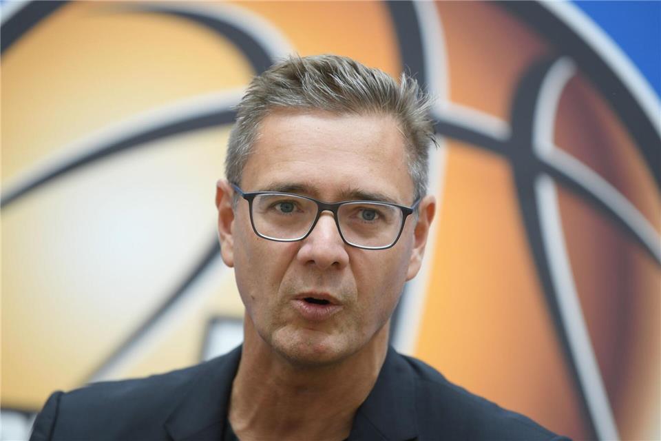 Geschäftsführer Gunnar Wöbke freut sich auf internationale Spiele mit den Skyliners Frankfurt. (Archivbild)Arne Dedert/dpa