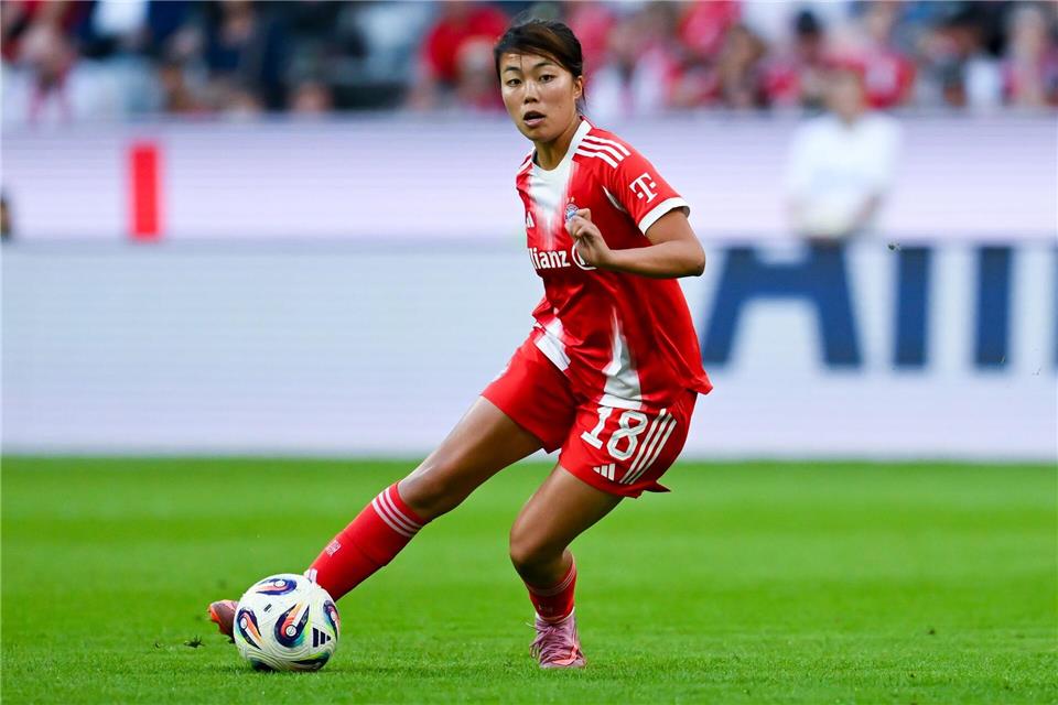 Geschmeidig am Ball: Momoko Tanikawa. (Archivbild)Sven Hoppe/dpa
