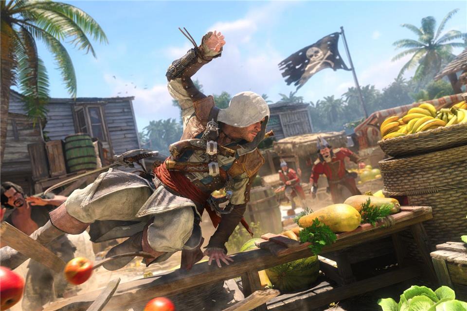 Geschmeidiger flitzen: Die Parkourläufe durch Städte wie Havanna gehen nun dank neuer Engine unkomplizierter von der Hand.Ubisoft/dpa-tmn