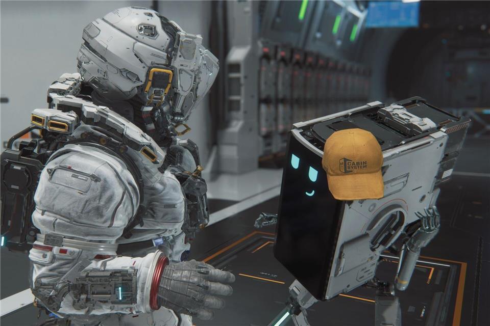 Gestatten, Cabin: Der freundlichen KI-Robo aus dem Shelter - natürlich mit Cap.Capcom/dpa-tmn