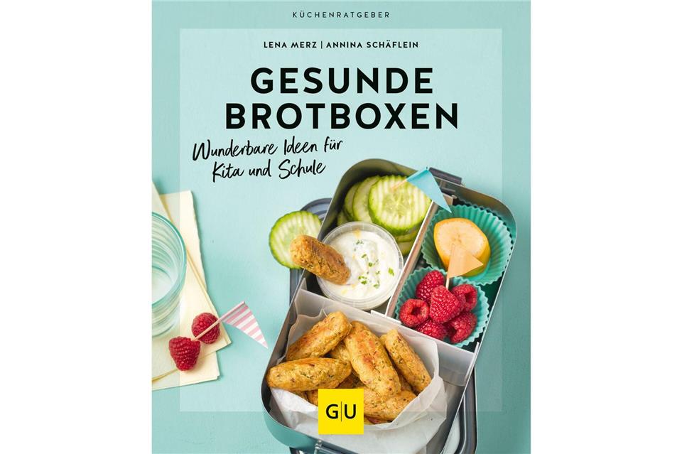 „Gesunde Brotboxen: Leckere Pausensnacks für Kita und Schule“, Annina Schäflein und Lena Merz, Gräfe und Unzer, 64 Seiten, 11,99 Euro, ISBN-13: ‎978-3833890659.Mona Binner/Gräfe und Unzer/dpa-tmn