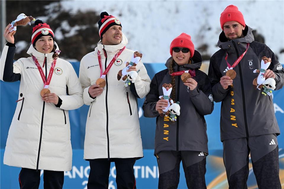 Geteiltes Bronze für Deutschland und Tschechien. Martin Schutt/dpa