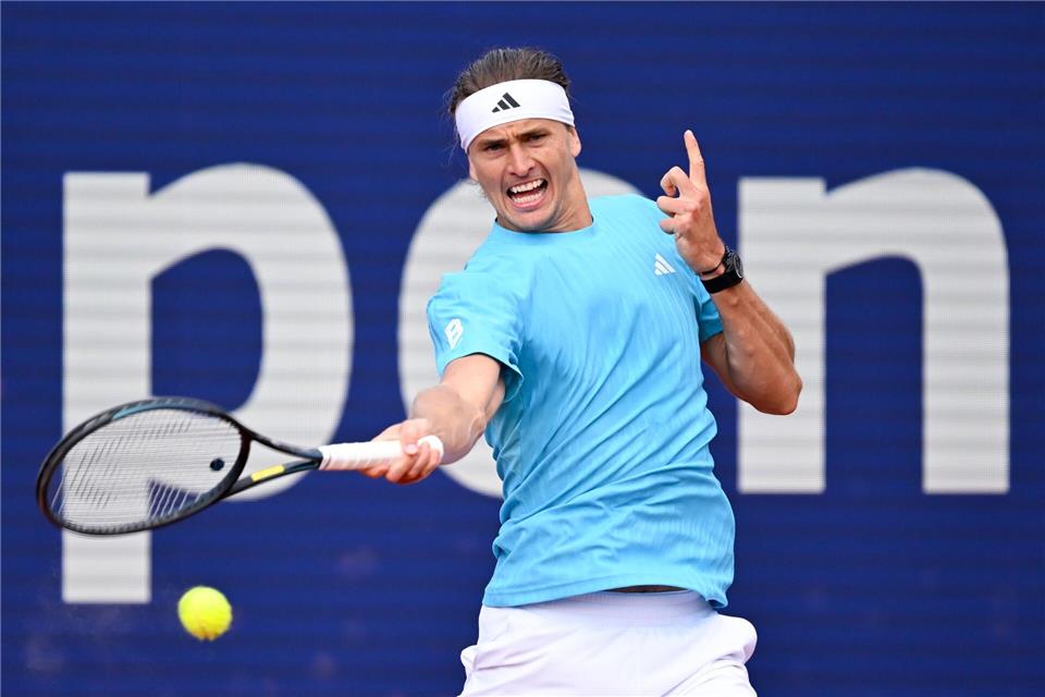 Gewann sein Achtelfinale in München souverän: Alexander Zverev.Sven Hoppe/dpa